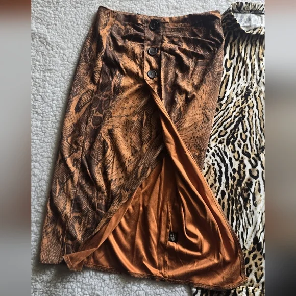 Animal Print Midi Skirts Set Of 2 - Picture 11 of 15